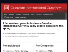 Tablet Screenshot of guardianfx.com